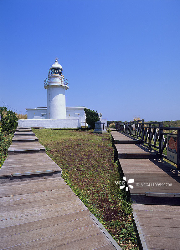 神奈川县三浦市城岛灯塔图片素材