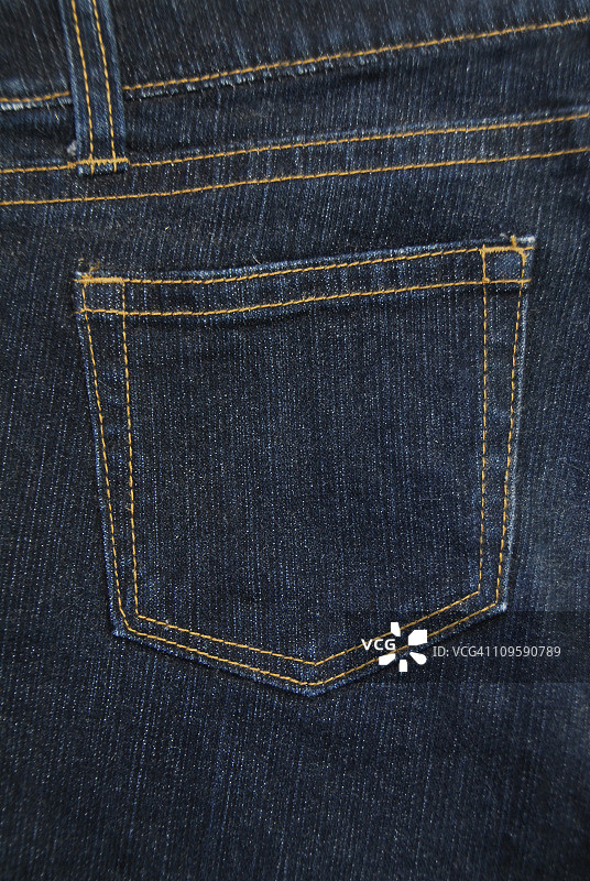 牛仔裤后袋图片素材