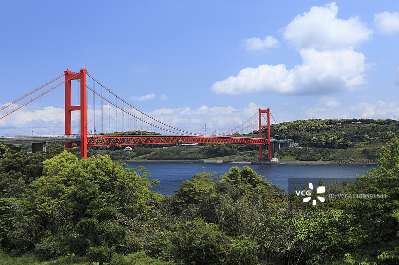 日本长崎平户大桥图片素材