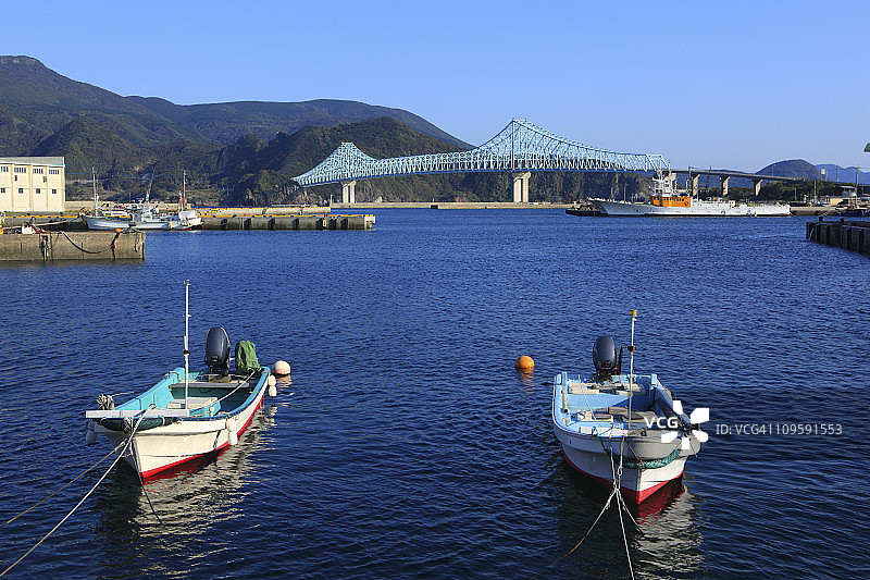 日本长崎平户生月大桥图片素材
