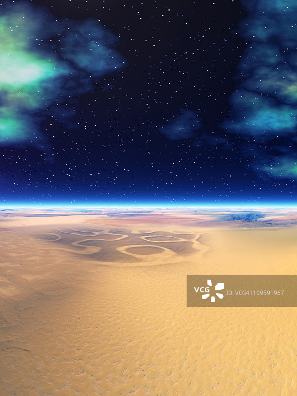 沙漠和天空图片素材