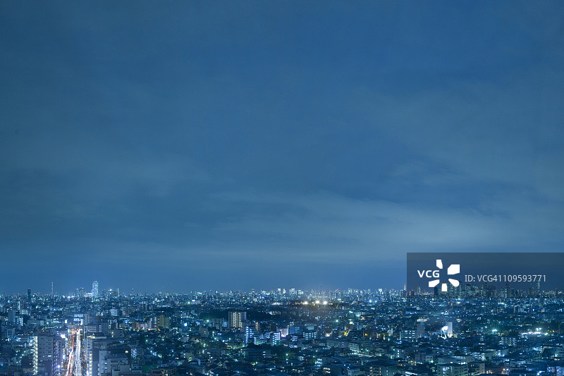 东京夜景图片素材