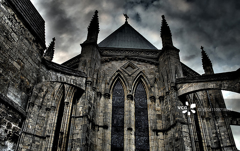 英国林肯大教堂会议厅HDR图像图片素材