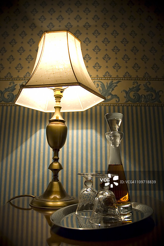 晚间雪利酒图片素材