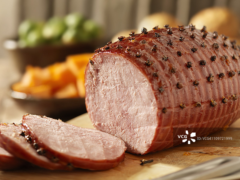 蜜汁火腿图片素材