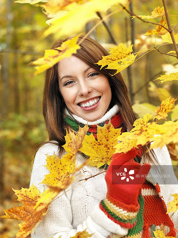 秋天的肖像图片素材