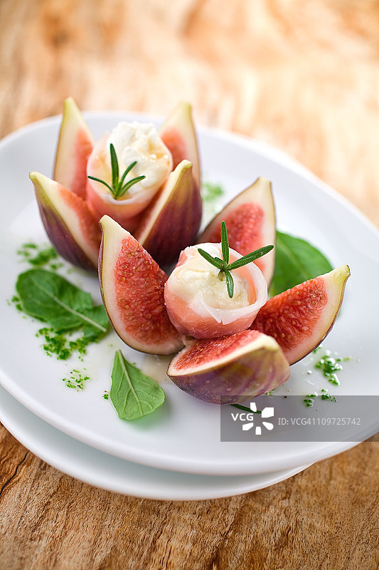 无花果奶酪图片素材