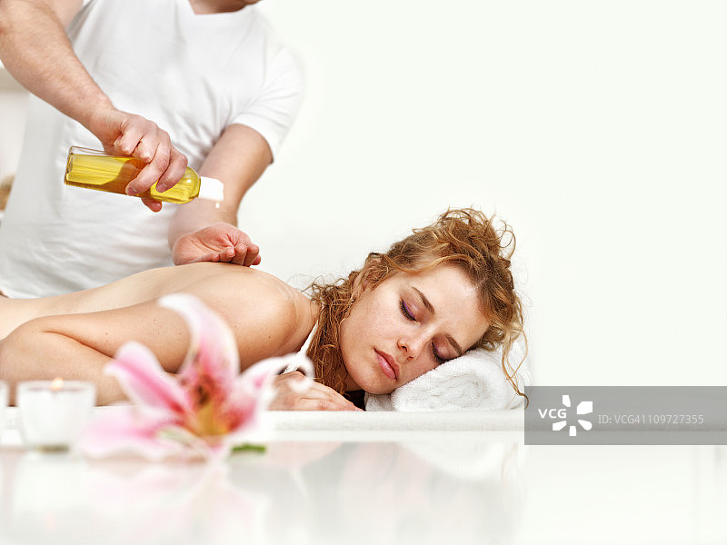 按摩理疗师图片素材