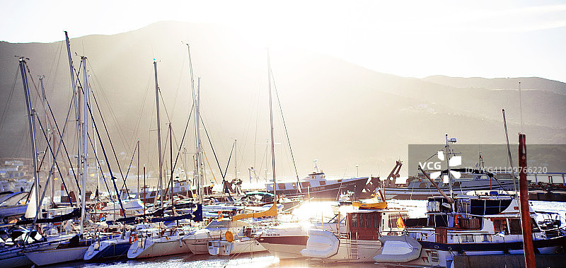 天际线阳光海滩图片素材