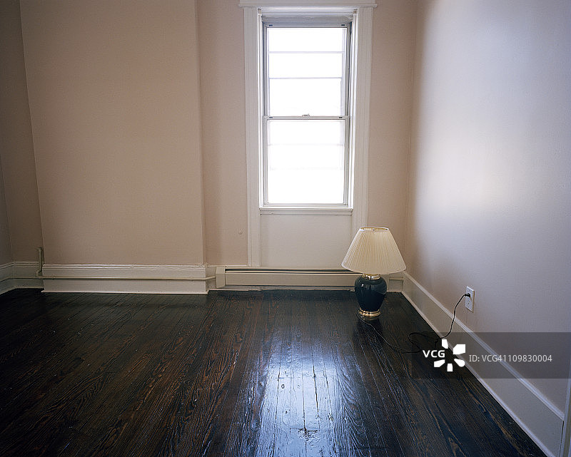 美国新泽西州联合市，带灯的空房间图片素材