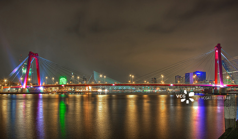 鹿特丹威廉姆斯桥图片素材