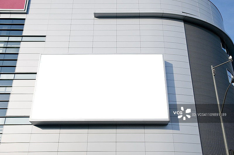 户外空白广告牌图片素材