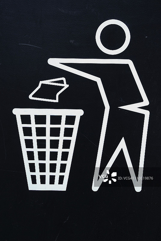正确的垃圾处理方式图片素材