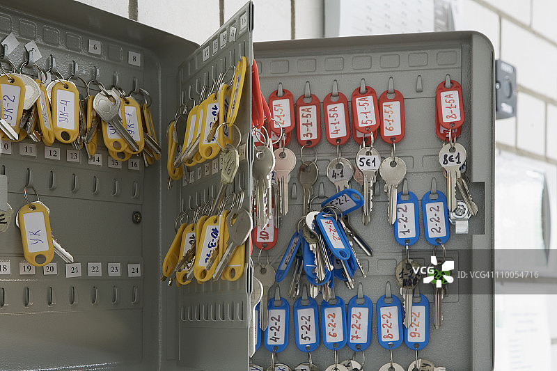 钥匙收纳柜图片素材