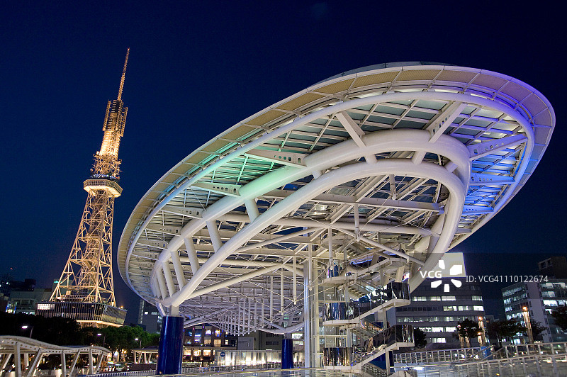 大阪21和电视塔图片素材