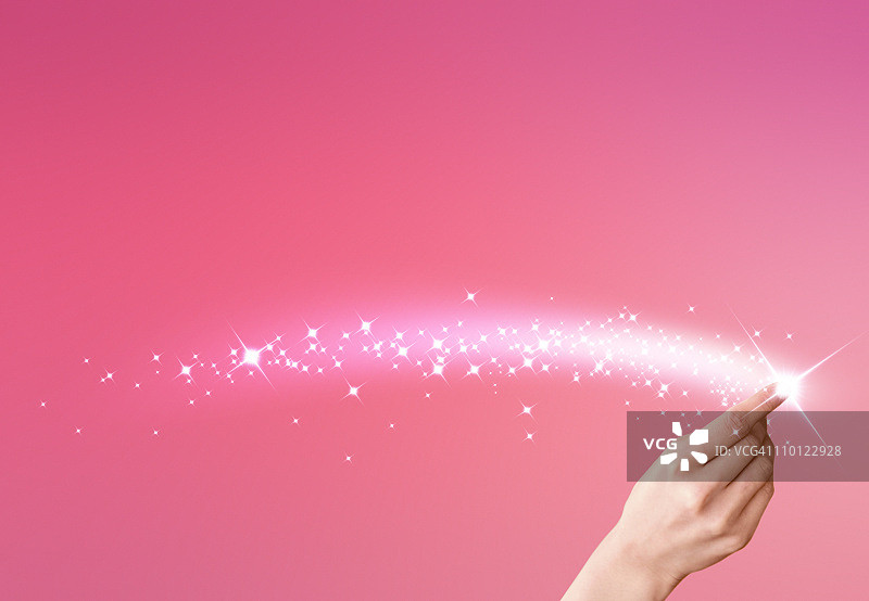手指绘画流星图片素材