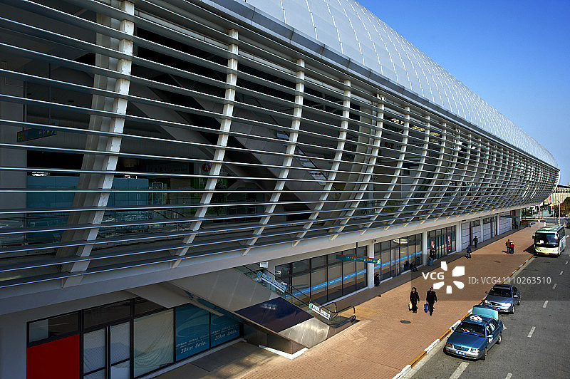 中国磁悬浮车站外观图片素材