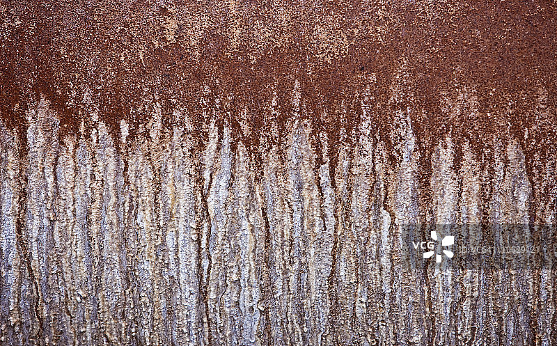 金属管道上的锈迹和硅图片素材