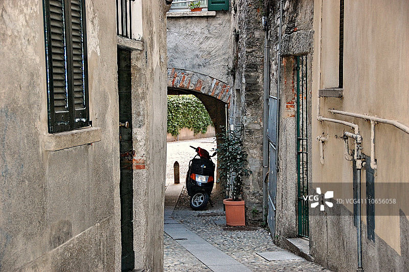 切尔诺比奥的通道小巷图片素材