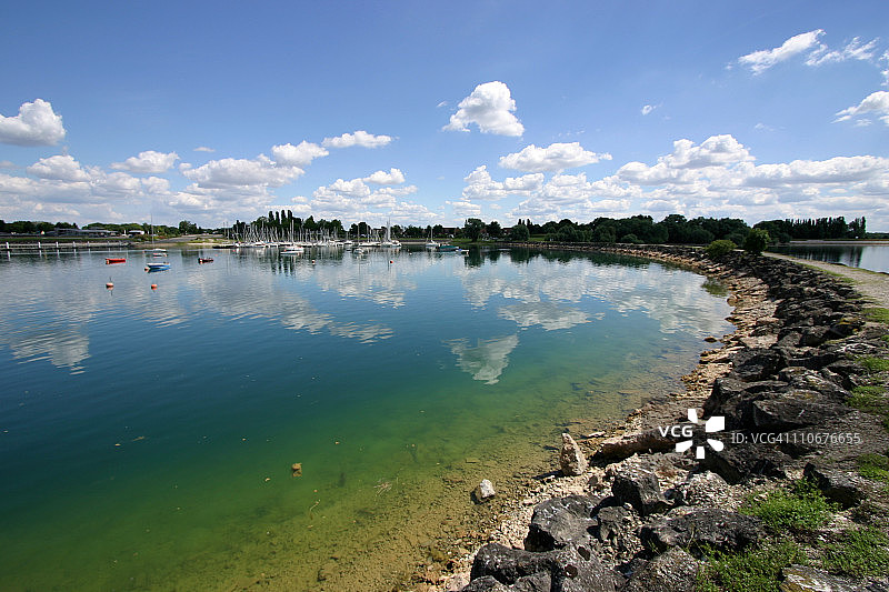 东方湖图片素材
