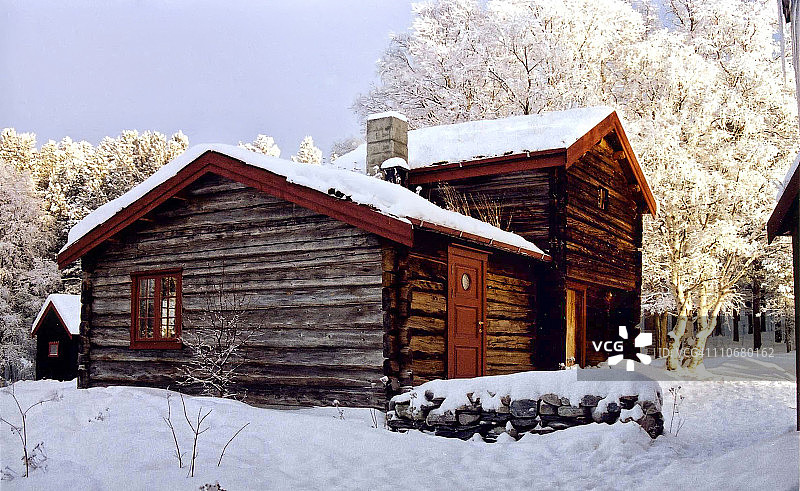冬季的房子图片素材