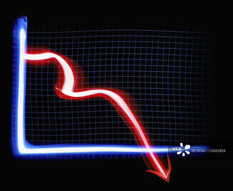 商业和金融预测图表图片素材