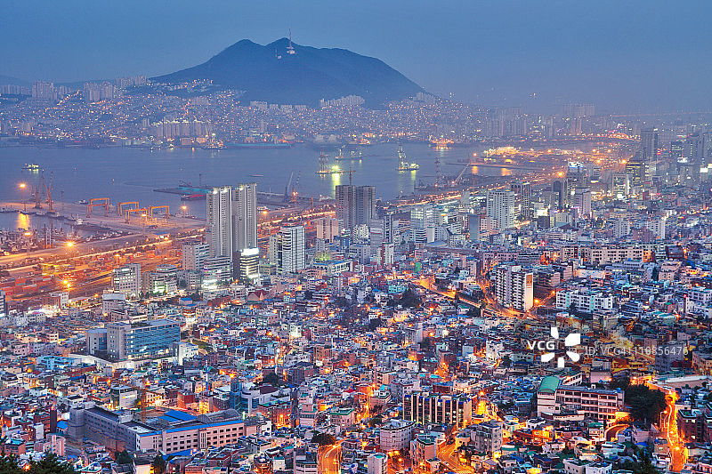 釜山港口城市图片素材