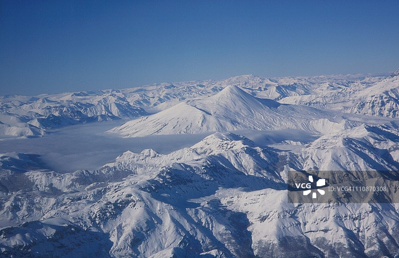 安图科火山图片素材