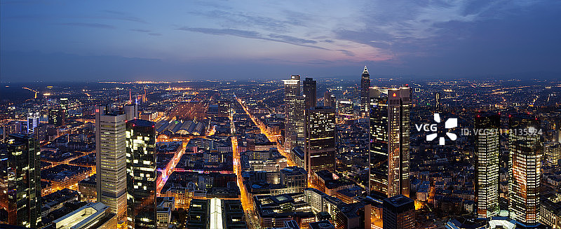 法兰克福金融区图片素材