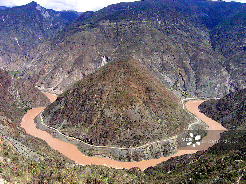 金沙江第一湾图片素材