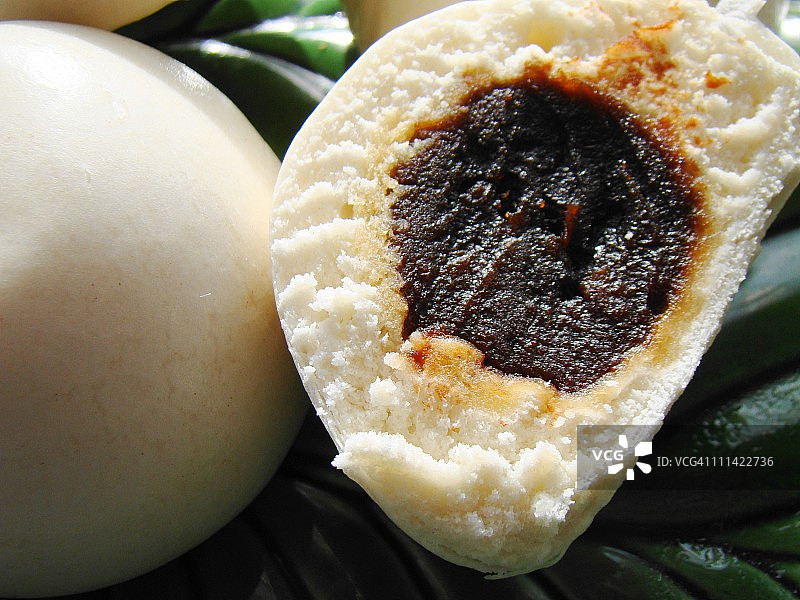 红豆馅面包图片素材