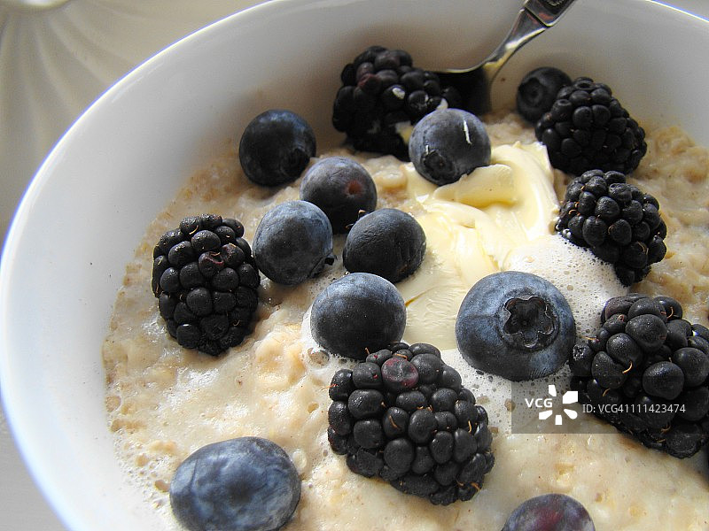 什锦水果燕麦片图片素材
