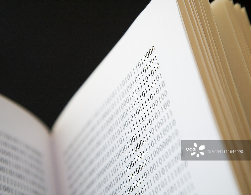 数字书籍特写（差分焦点）图片素材