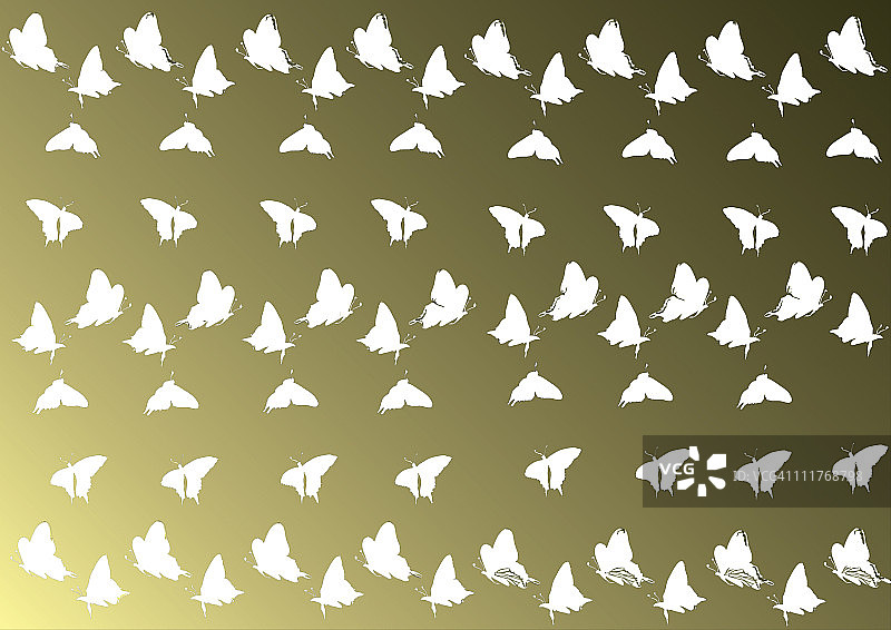 日式绘画蝴蝶图案图片素材