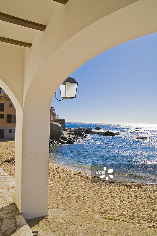 西班牙布拉瓦海岸卡莱利亚德帕拉夫鲁赫尔图片素材