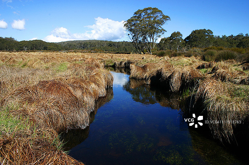 巴灵顿高地的宁静小溪图片素材