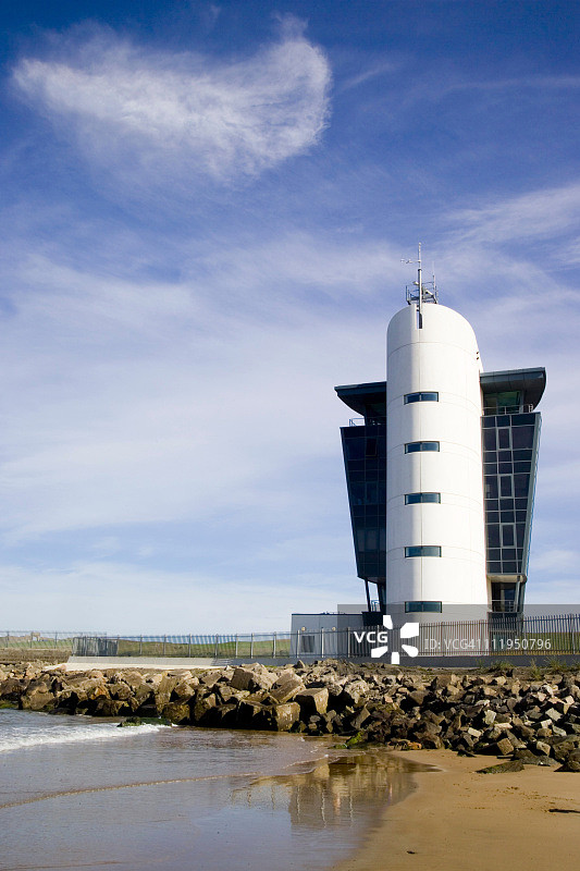 苏格兰阿伯丁海港控制大楼图片素材