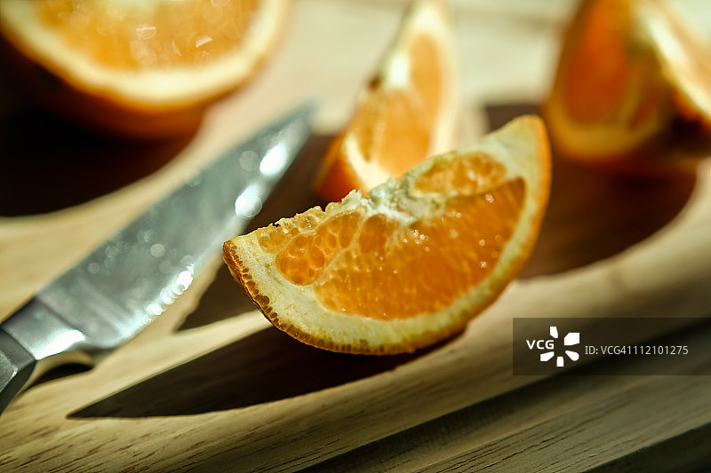 橙子切片图片素材