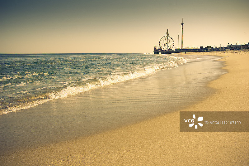 新泽西州海岸线图片素材