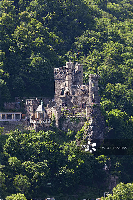 欧洲德国莱茵兰-普法尔茨莱茵施泰因城堡景观图片素材