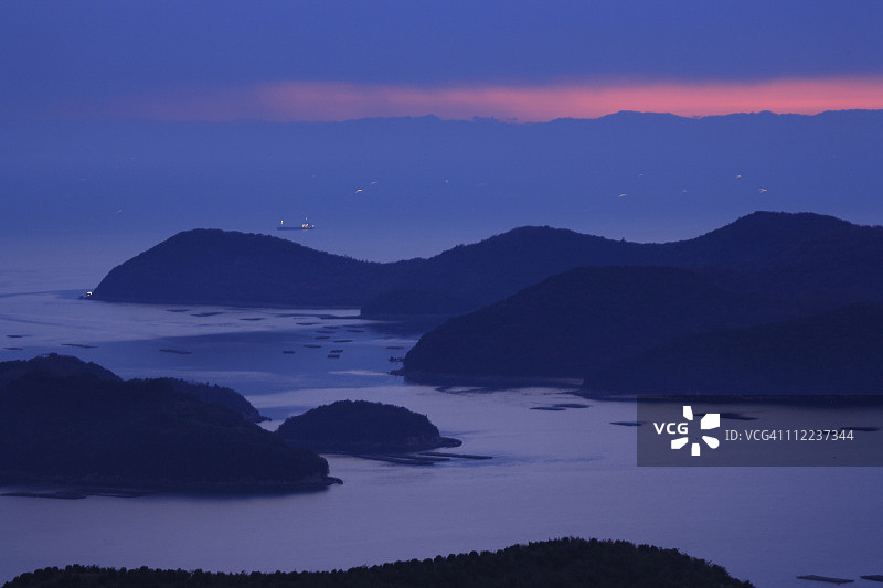 冈山县濑户市虫明湾图片素材