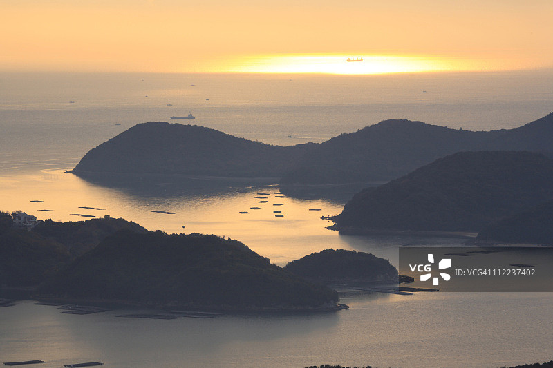 冈山县濑户市虫明湾图片素材