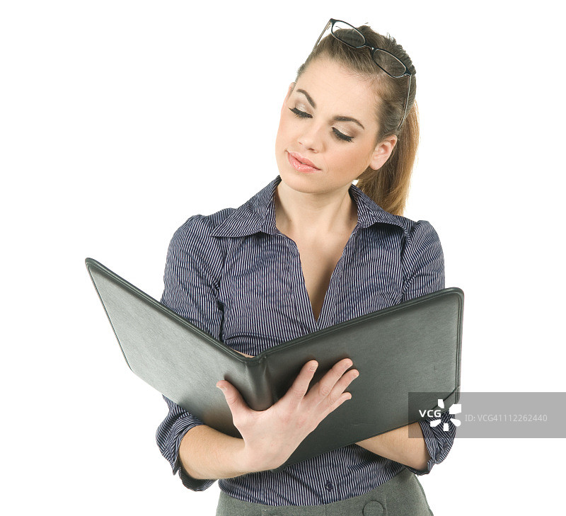 有投资组合的商人图片素材