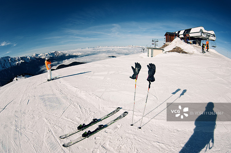 在沙姆鲁斯滑雪图片素材