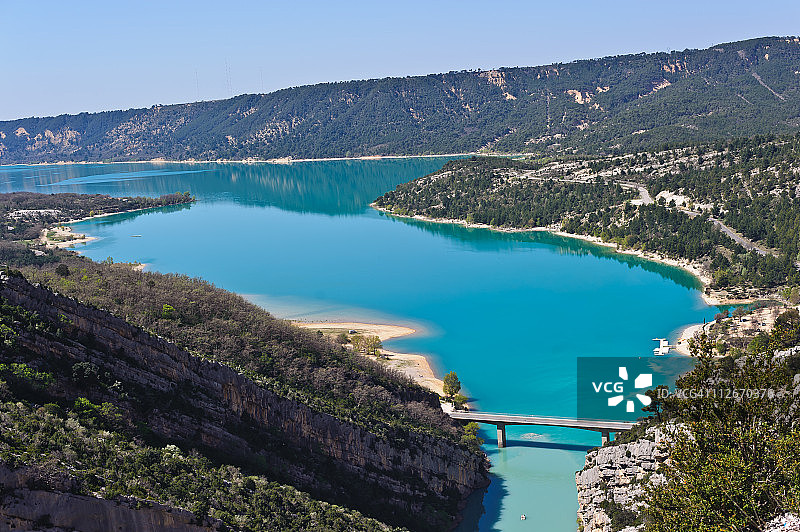 圣十字湖：韦尔东地区自然公园图片素材