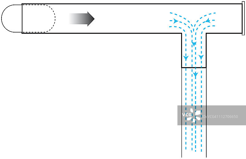 真空火箭炮工作原理数字剖面图图片素材