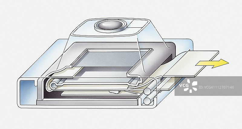宝丽来相机插画图片素材