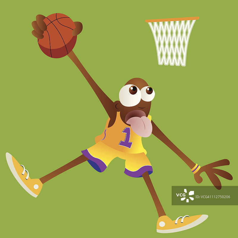 篮球扣篮图片素材