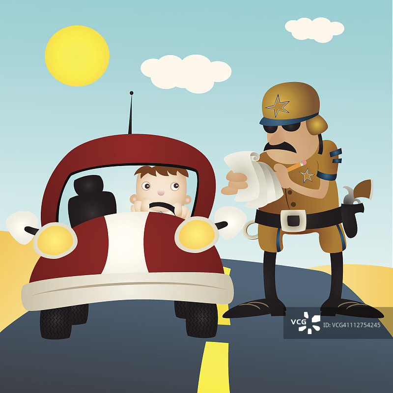 超速罚单图片素材