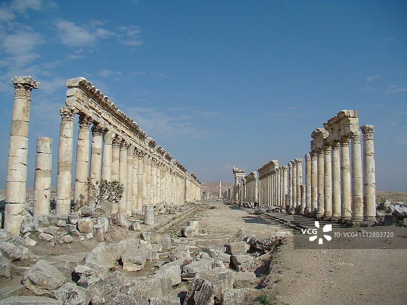 叙利亚阿帕米亚遗址图片素材
